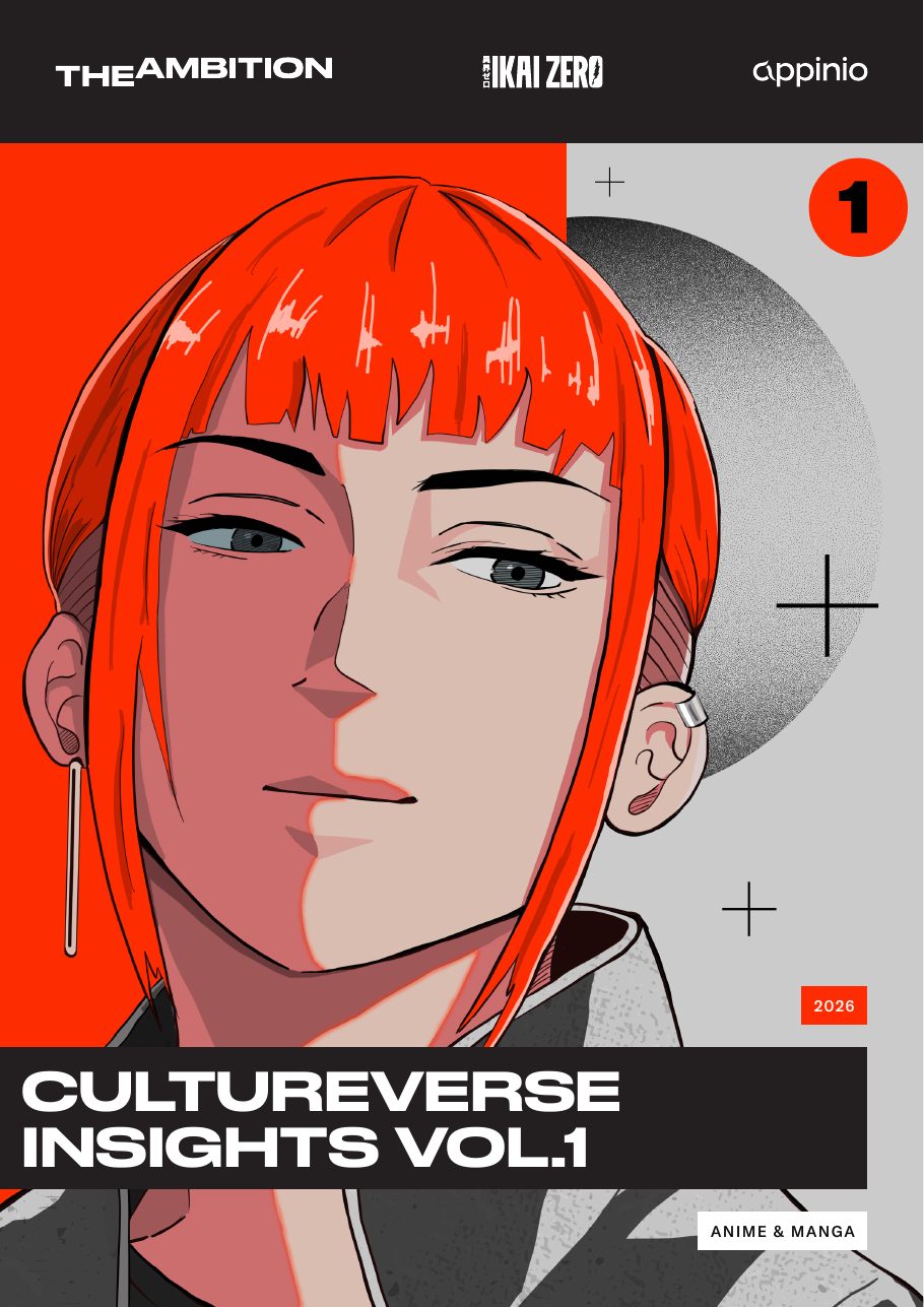 Cover of Cultureverse Insights Vol.1 — Anime & Manga, by THE AMBITION, IKAI ZERO and Appinio